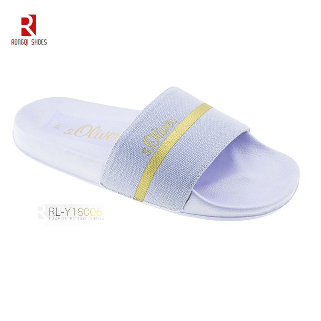 2018 latest factory pure color beach EVA slider slippers