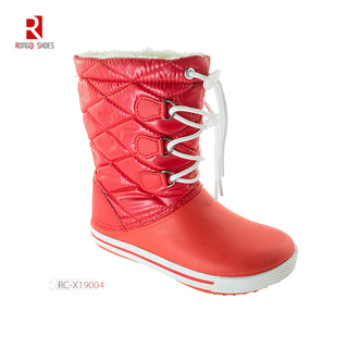 Children Rubber Rain Boots Fashion Lace Waterproof Customized Kids Rubber Rain Shoes