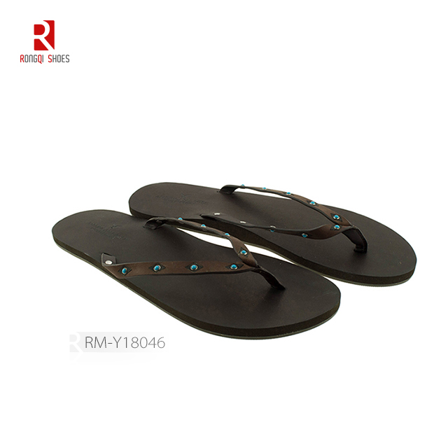 Add to CompareShare Favors pu upper flip flops slide slippers sandals for men